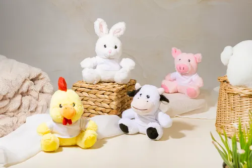 Peluche coq en RPET - Recrow