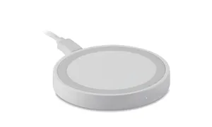 Petit chargeur sans fil personnalisable - Wireless Plato + | White