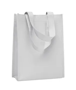 Petit sac cadeau personnalisé en RPET - Litas | Blanc