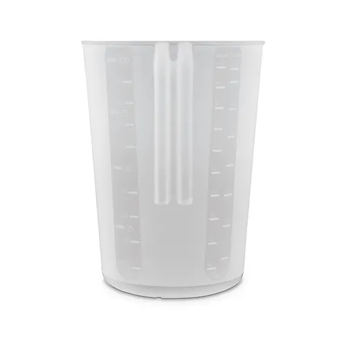 Pichet personnalisé, pot, en polypropylene (pp) 110 cl ras bord