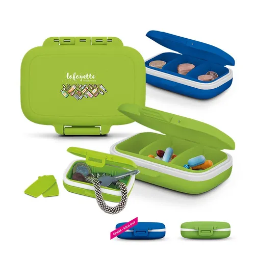 Pilulier publicitaire boite de rangement etanche