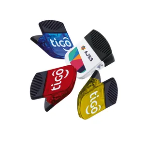 Pince à courrier publicitaire avec aimant | Jaune 70_2021