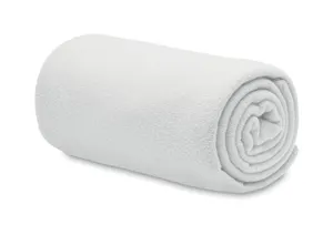 Plaid polaire en polyester recyclé -  BOGDA | Blanc 2