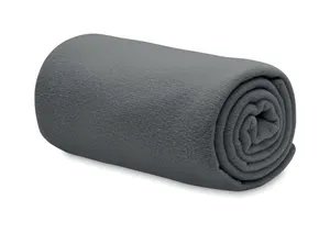 Plaid polaire en polyester recyclé -  BOGDA | Gris 2