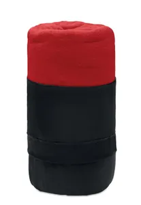 Plaid polaire en polyester recyclé -  MUSALA RPET | Rouge 2