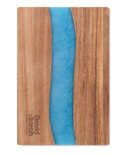 Planche à découper en acacia personnalisable - Grooves