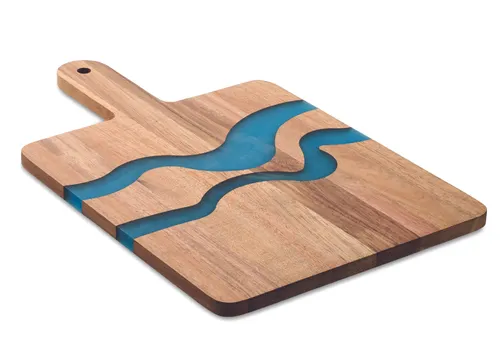 Planche de service en acacia personnalisable - Azuur