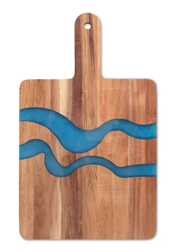 Planche de service en acacia personnalisable - Azuur