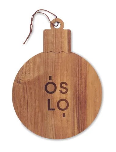 Planche de service personnalisée en acacia - Acaball