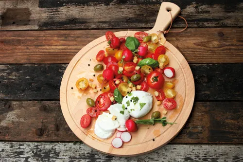 Planche de service ronde personnalisée Amigo L - Boska