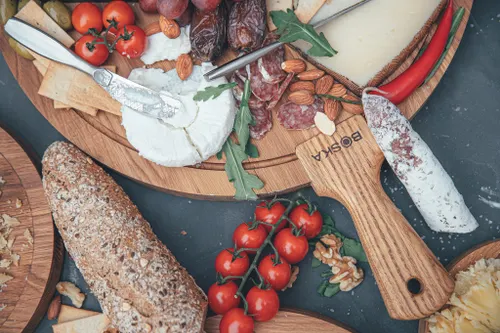 Planche de service ronde personnalisée Amigo L - Boska