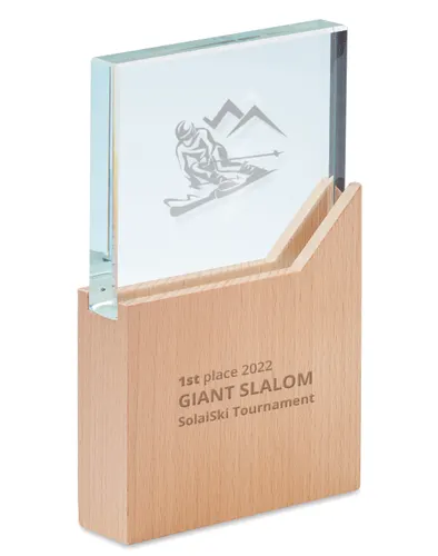 Plaque trophée personnalisable - Zeal