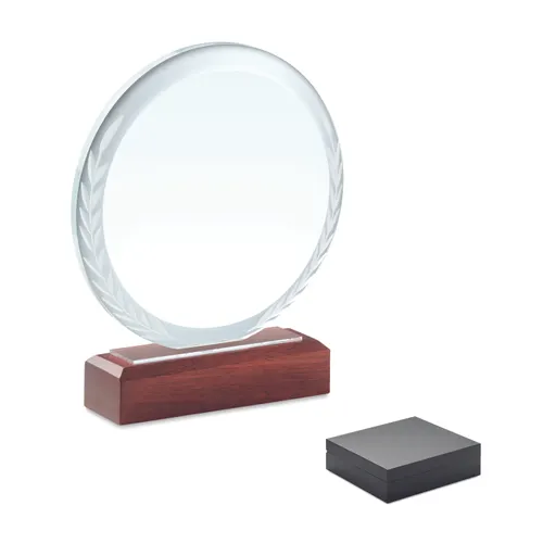 Plaque trophée ronde personnalisable - Keen