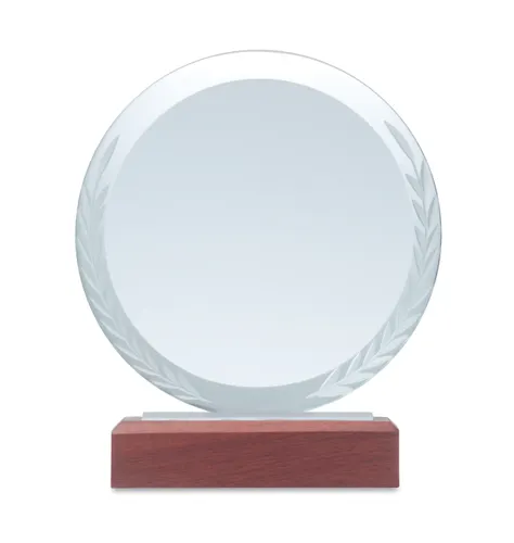 Plaque trophée ronde personnalisable - Keen