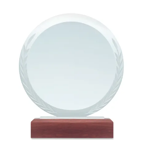 Plaque trophée ronde personnalisable - Keen