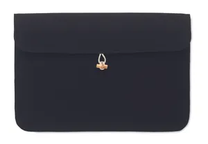 Pochette 15 pouces en coton personnalisable - Cotin | Noir