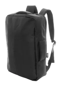 Pochette documents personnalisée en RPET - Eaton | Noir