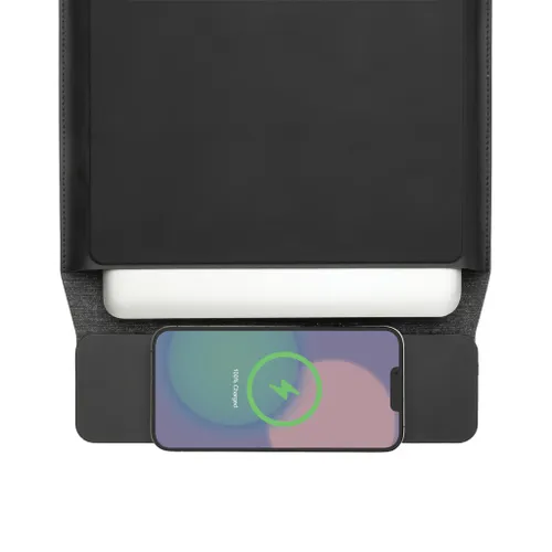 Pochette ordinateur 14-15.6'' personnalisée avec chargeur 15W Swiss Peak - Swiss Peak