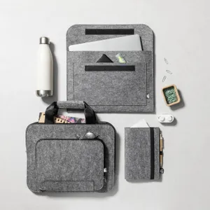 Pochette publicitaire pour ordinateur portable en RPET - Feddox