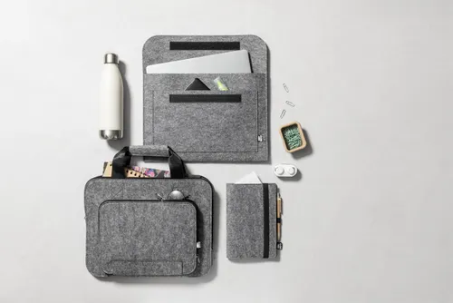 Pochette publicitaire pour ordinateur portable en RPET - Feddox