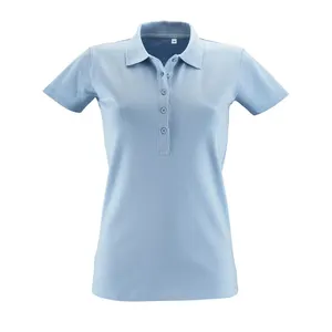 Polo Coton Élasthanne Personnalisé Femme Phoenix - SOL'S | Ciel