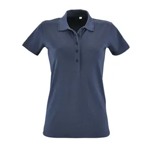 Polo Coton Élasthanne Personnalisé Femme Phoenix - SOL'S | Denim chiné