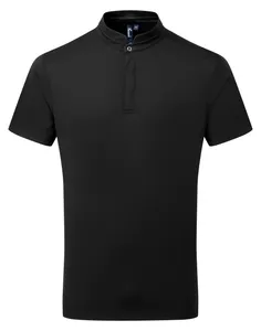 Polo de cuisinier Coolchecker Essential à manches courtes - Premier | Black