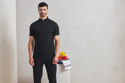 Polo de cuisinier Coolchecker Essential à manches courtes - Premier