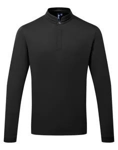 Polo de cuisinier Coolchecker Essential à manches longues - Premier | Black