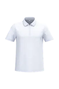 Polo de sport col 1/4 zip homme - PROACT® | White