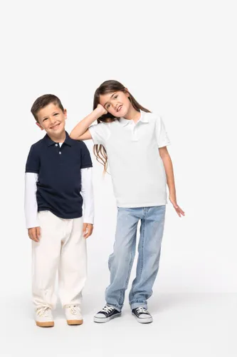 Polo écoresponsable maille piquée enfant personnalisé - Native Spirit