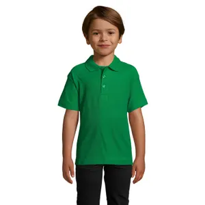 Polo Enfant personnalisé Summer Ii Kids - SOL'S | Kelly Green