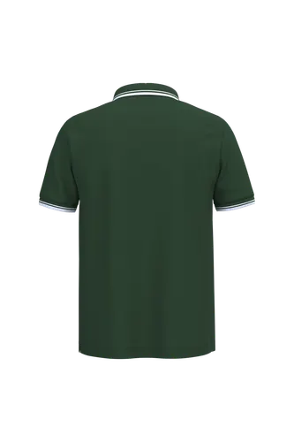 Polo homme manches courtes à liserés contrastés - Kariban