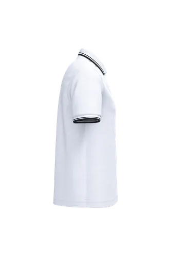 Polo homme manches courtes à liserés contrastés - Kariban