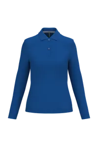 Polo manches longues femme - Kariban | Royal Blue