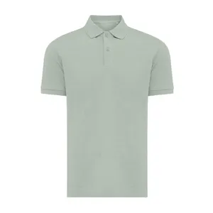 Polo personnalisé en coton piqué et recyclé Iqoniq Yosemite | Iceberg green