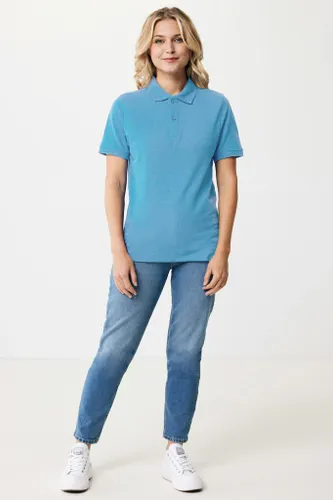 Polo personnalisé en coton piqué et recyclé Iqoniq Yosemite