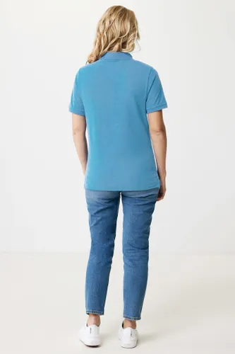 Polo personnalisé en coton piqué et recyclé Iqoniq Yosemite