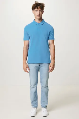 Polo personnalisé en coton piqué et recyclé Iqoniq Yosemite