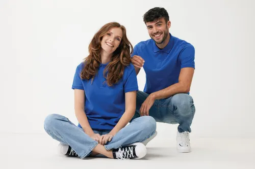 Polo personnalisé en coton piqué et recyclé Iqoniq Yosemite