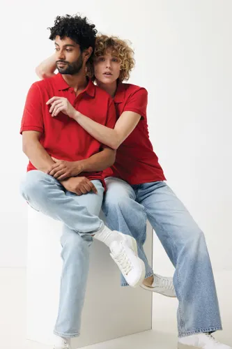 Polo personnalisé en coton piqué et recyclé Iqoniq Yosemite