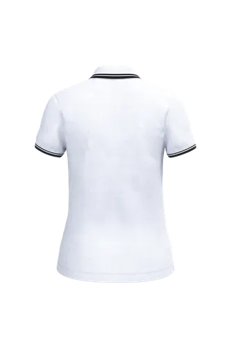 Polo femme manches courtes à liserés contrastés - Kariban