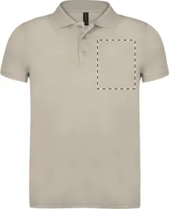 Polo personnalisé publicitaire - Softstyle Pique | Naturelle