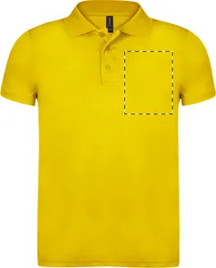 Polo personnalisé publicitaire - Softstyle Pique | Jaune