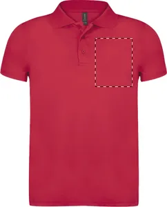 Polo personnalisé publicitaire - Softstyle Pique | Rouge