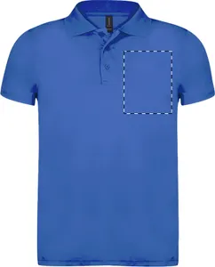 Polo personnalisé publicitaire - Softstyle Pique | Bleu