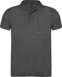 Polo personnalisé publicitaire - Softstyle Pique | Gris
