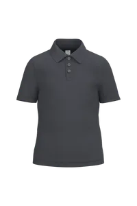 Polo piqué enfant personnalisé - iDeal Basic Brand | Ideal Dark Grey