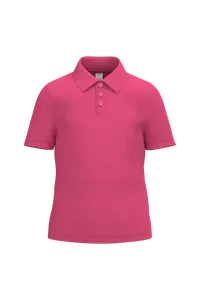 Polo piqué enfant personnalisé - iDeal Basic Brand | Ideal Fuchsia