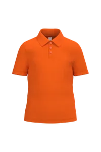 Polo piqué enfant personnalisé - iDeal Basic Brand | Ideal Orange